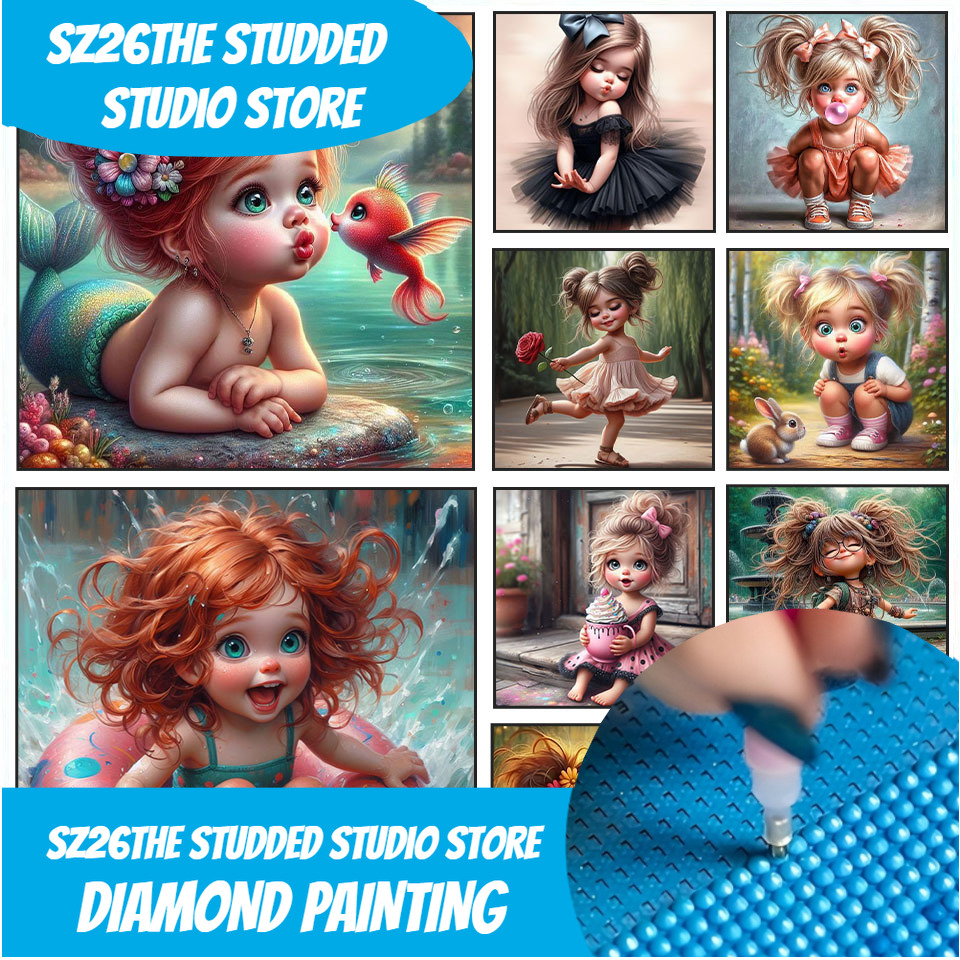 Resin Art For Beginners - ชุดภาพเพชร 5 มิติ แบบ DIY รุ่น