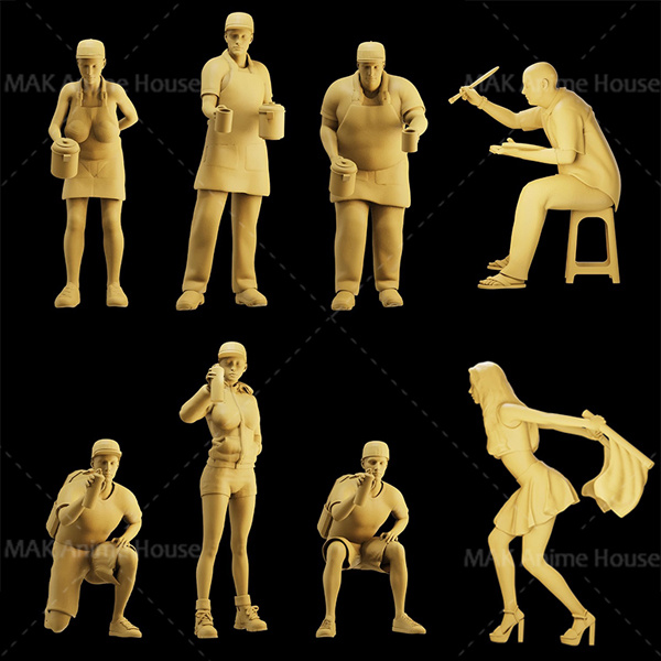Resin Art Watch - Unpainted Miniatures 1/64 Street Graffiti Art