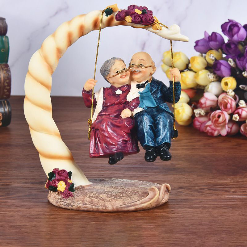 Resin Art For Anniversary Gift - รูปปั้นเรซิ่นคู่รักแบบจีนโบราณ ของตกแต่ง ของขวัญวันครบรอบแต่งงาน ของตกแต่งบ้าน ห้องนอน ของประดับตกแต่งโต๊ะทำงาน