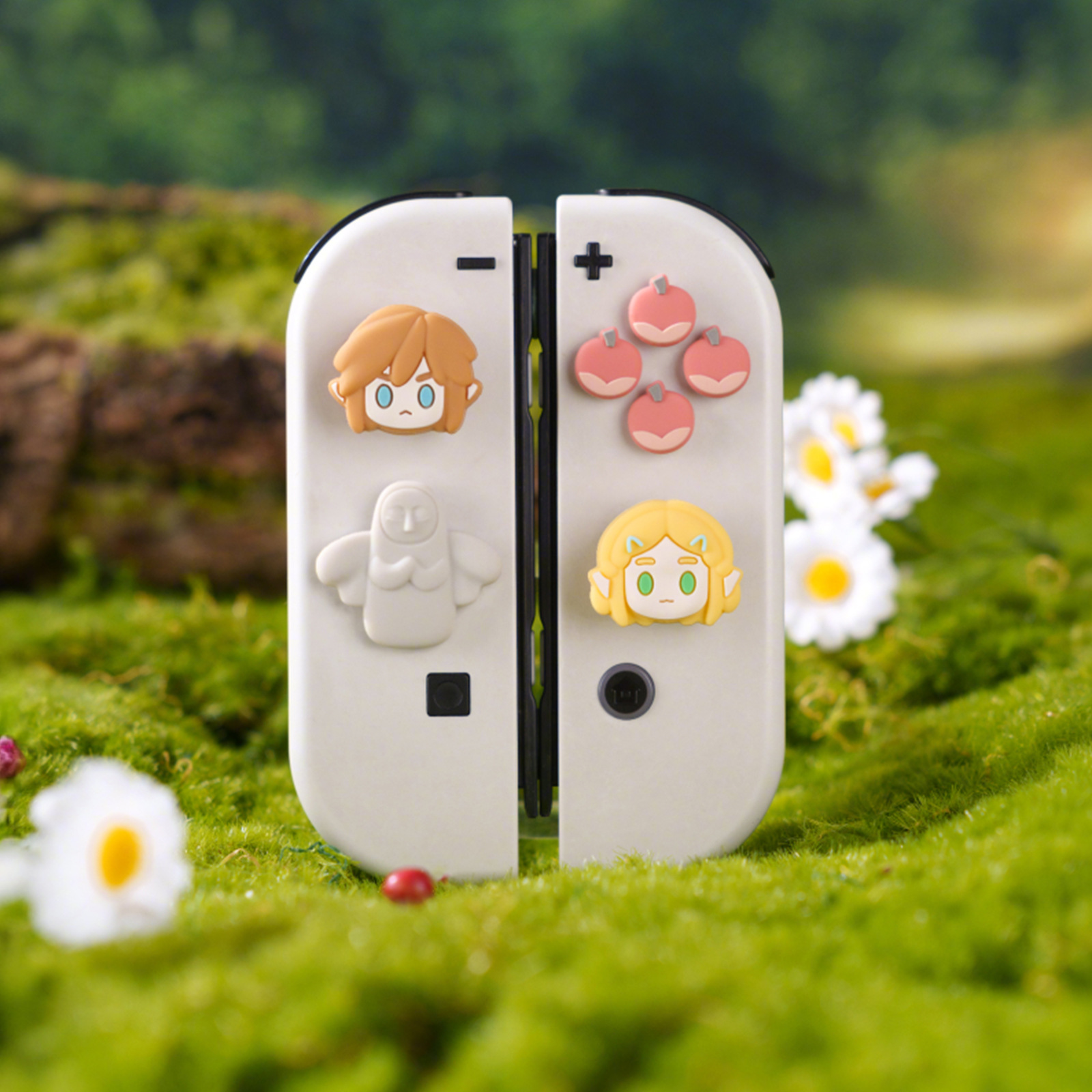 Resin Art Zelda - Thumb Stick Grip Cap นุ่มจอยสติ๊กสําหรับเกม Zelda