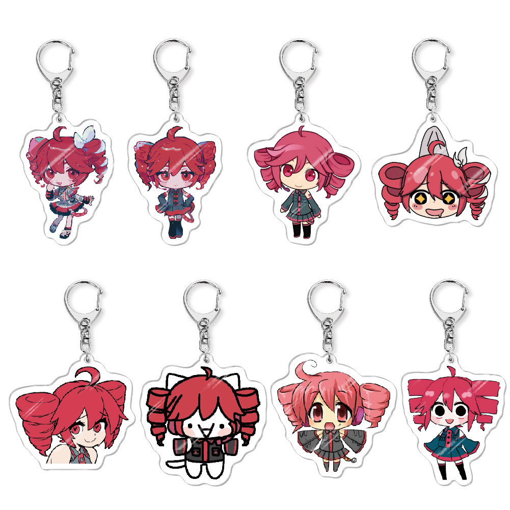 Resin Art Keychain - คาซานะ เตโตะ ‌ พวงกุญแจตุ๊กตาอนิเมะ ของขวัญสำหรับนักเรียน แฟนคลับ