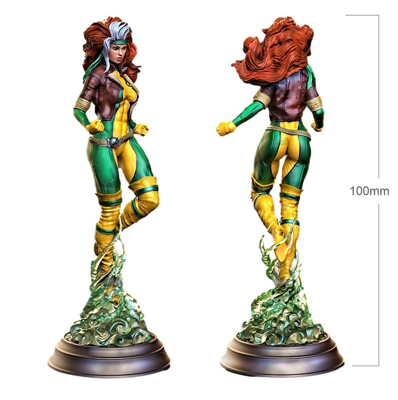 Resin Art Zelda - 100 มม.10 ซม.เรซิ่นชุดป่านักรบหญิง Figurine Unpainted ไม่มีสี
