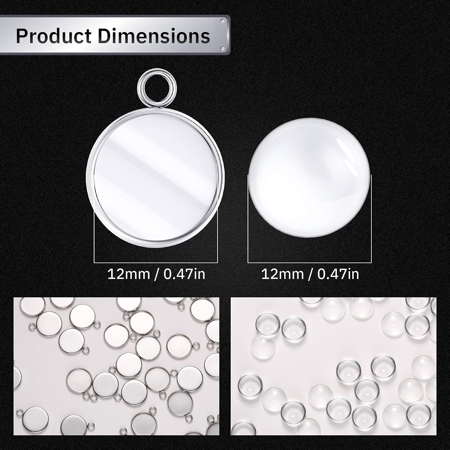 ถาดเปล่าสำหรับทำจี้ทรงกลมสแตนเ - Resin Art Keychain บทวิจารณ์และราคา