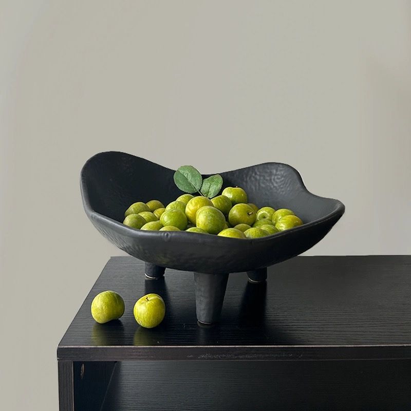 ถาดใส่ผลไม้สีดำ ถาดเรซิ่น ของต - Resin Art Wooden Tray บทวิจารณ์และราคา