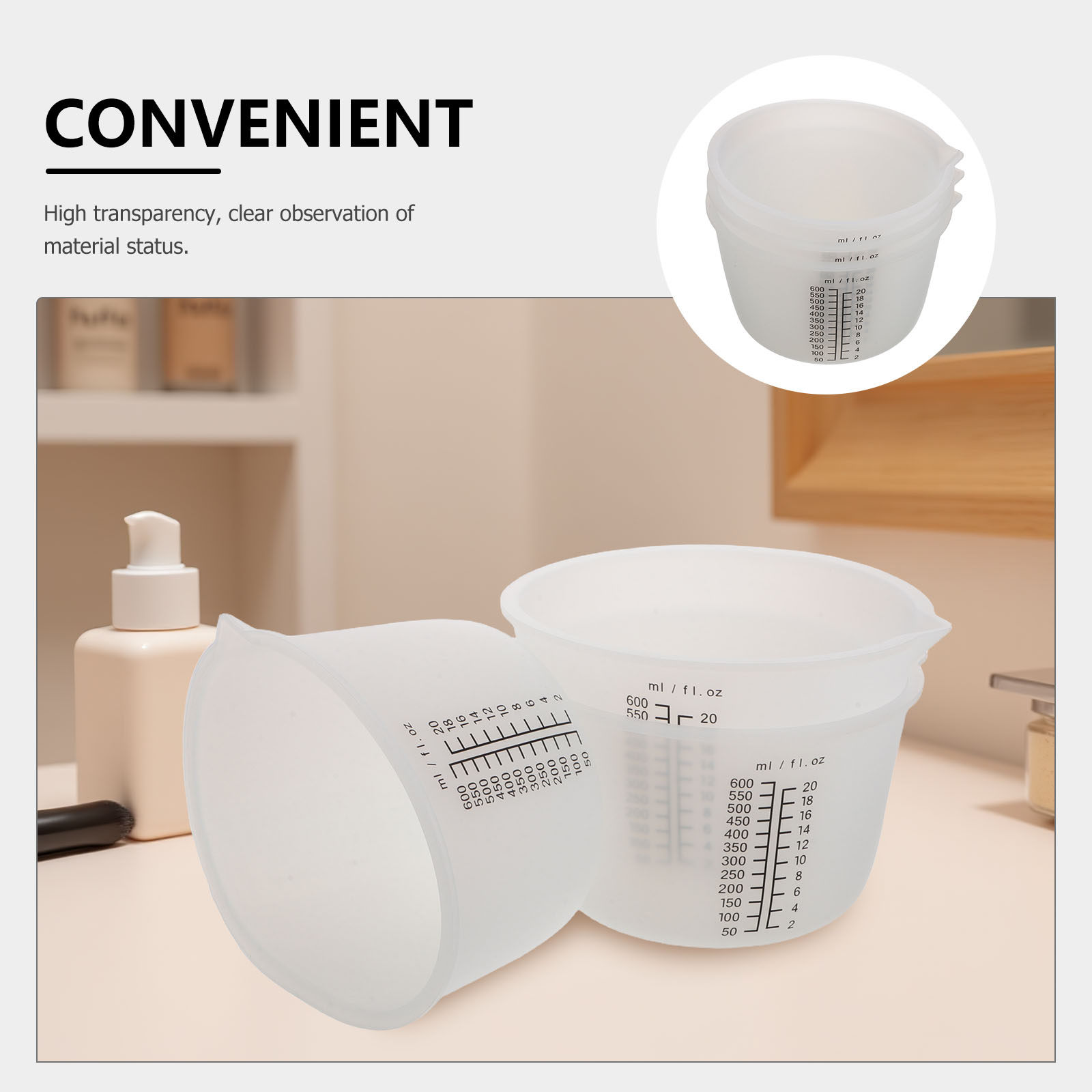 ถ้วยซิลิโคนสำหรับเทเรซิน 3 ชิ้ - Resin Mixing Cup บทวิจารณ์และราคา