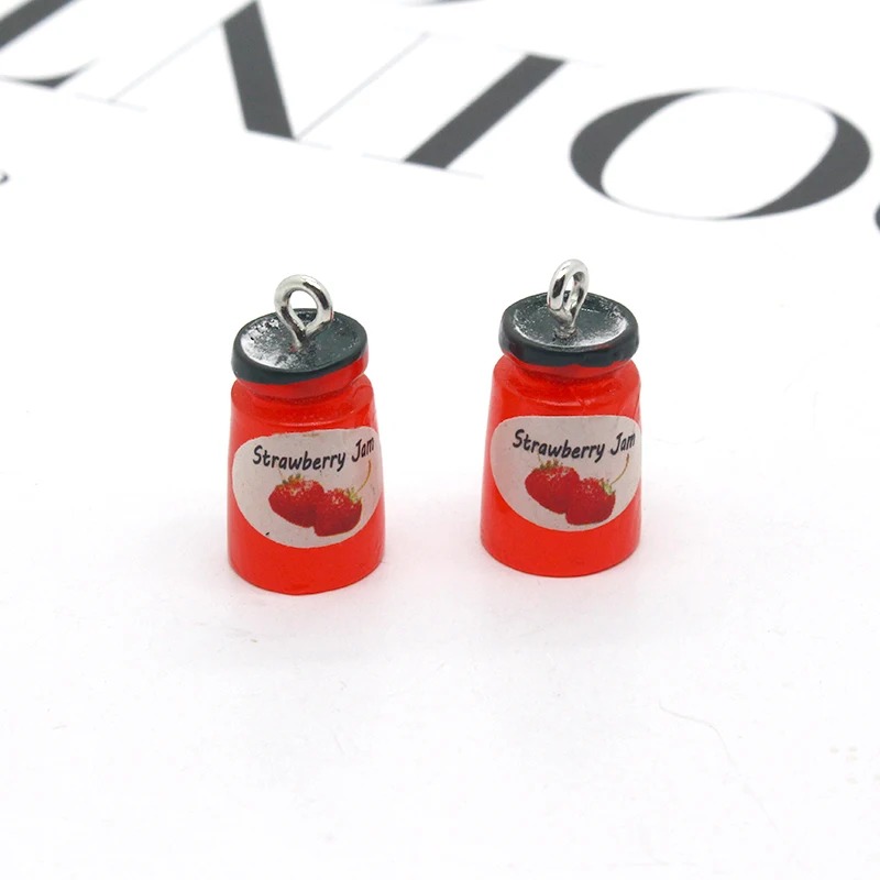 จี้เรซิ่นรูปผลไม้สตรอว์เบอร์รี - Resin Art Keychain บทวิจารณ์และราคา