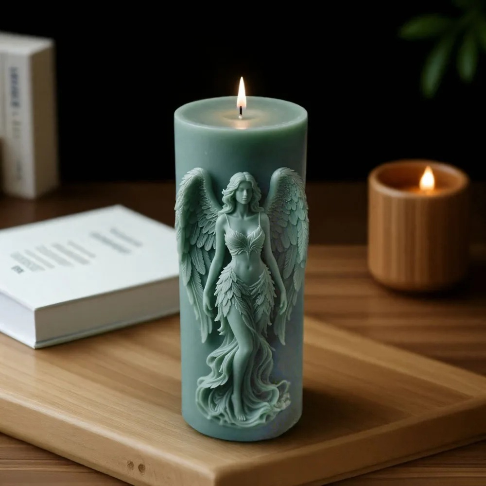 ปีกเทพธิดาเทียนหอมซิลิโคนแม่พิ - Resin Art Furniture บทวิจารณ์และราคา