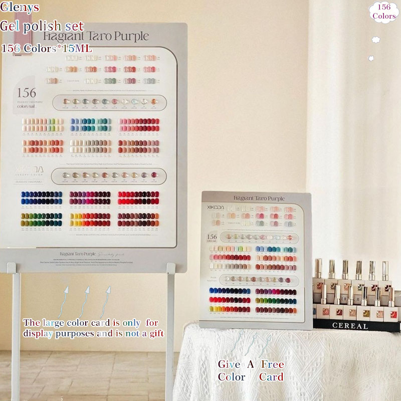 เจลทาเล็บ Glenys 156 ชิ้น * 15 - Resin Art Learning บทวิจารณ์และราคา