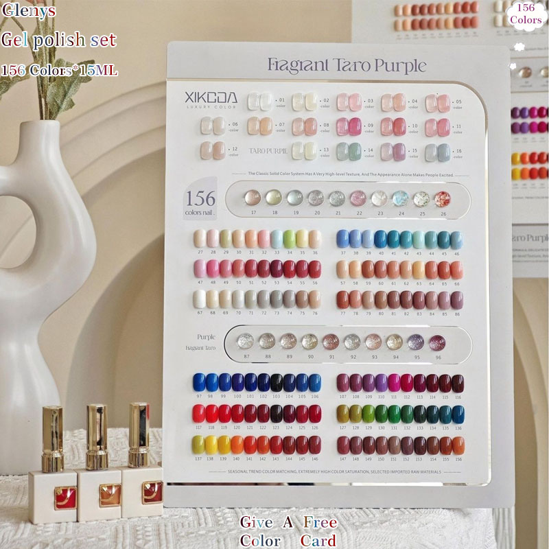 เจลทาเล็บ Glenys 156 ชิ้น * 15 - Resin Art Learning บทวิจารณ์และราคา