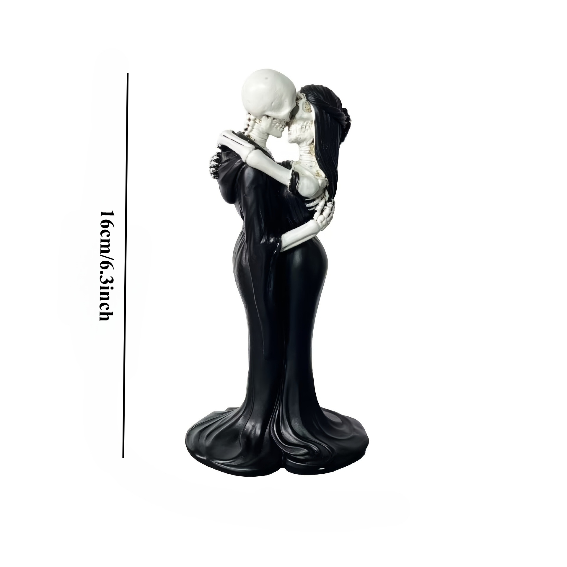 รูปปั้นคู่รักหัวกะโหลก 1 ชิ้น, - Resin Art Furniture บทวิจารณ์และราคา