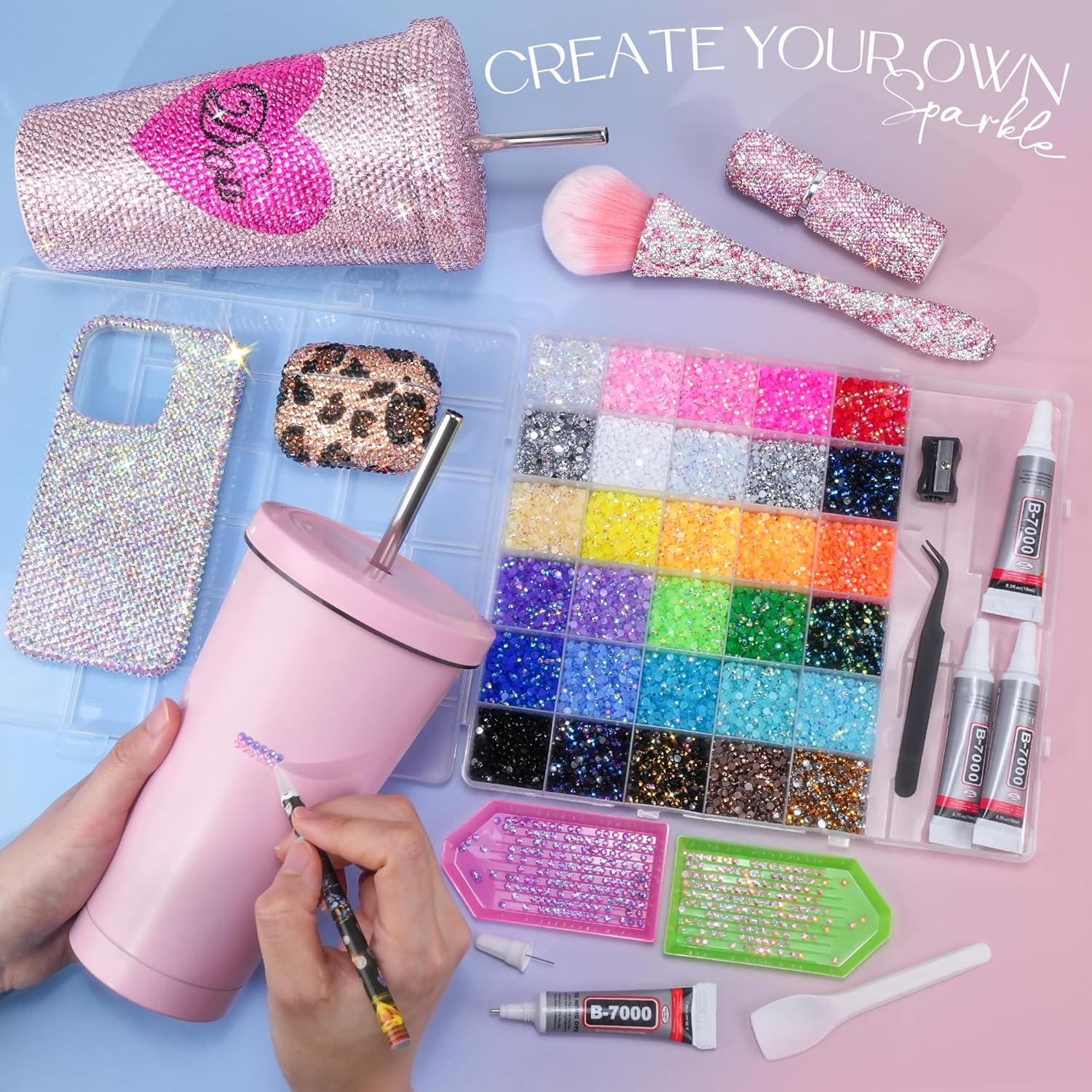 ชุดเรซิ่นเจลลี่ไรน์สโตน 30 สี  - Resin Art Tool Kit บทวิจารณ์และราคา