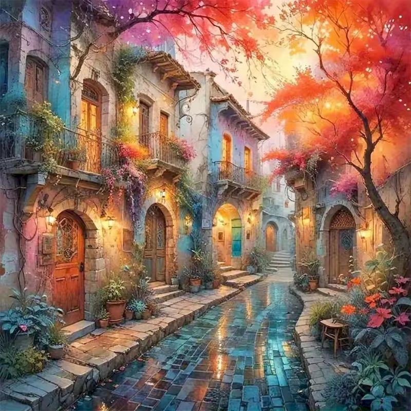 RUOPOTY ภาพวาดเพชร 5D สำหรับตก - Resin Art Wallpaper บทวิจารณ์และราคา