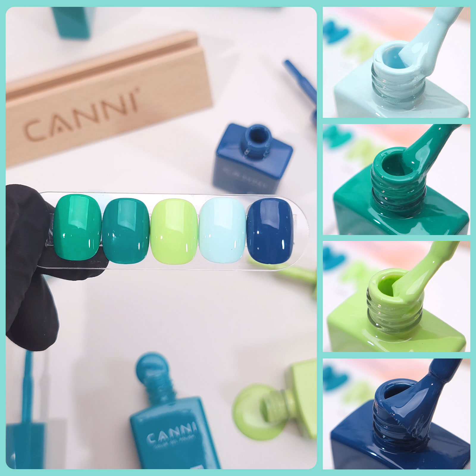 CANNI เจลทาเล็บ 9 มล. ปราศจากส - Resin Art Training บทวิจารณ์และราคา