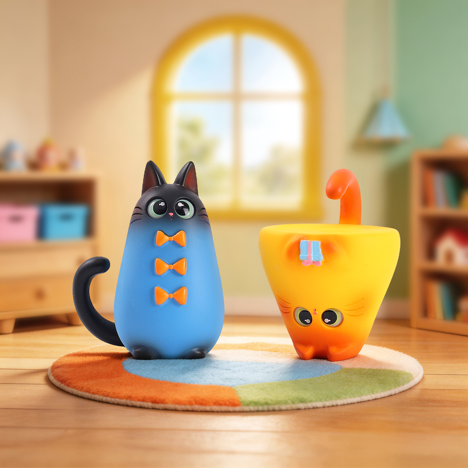 ฟิกเกอร์แมวแบบสุ่ม  งานเรซิ่น  - Resin Art Furniture บทวิจารณ์และราคา