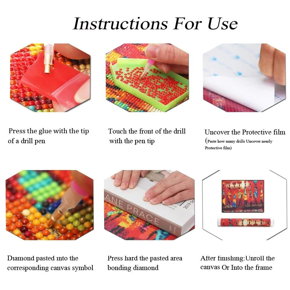 ภาพเพชร 5 มิติ แบบไม่มีกรอบ คอ - Resin Art For Beginners บทวิจารณ์และราคา