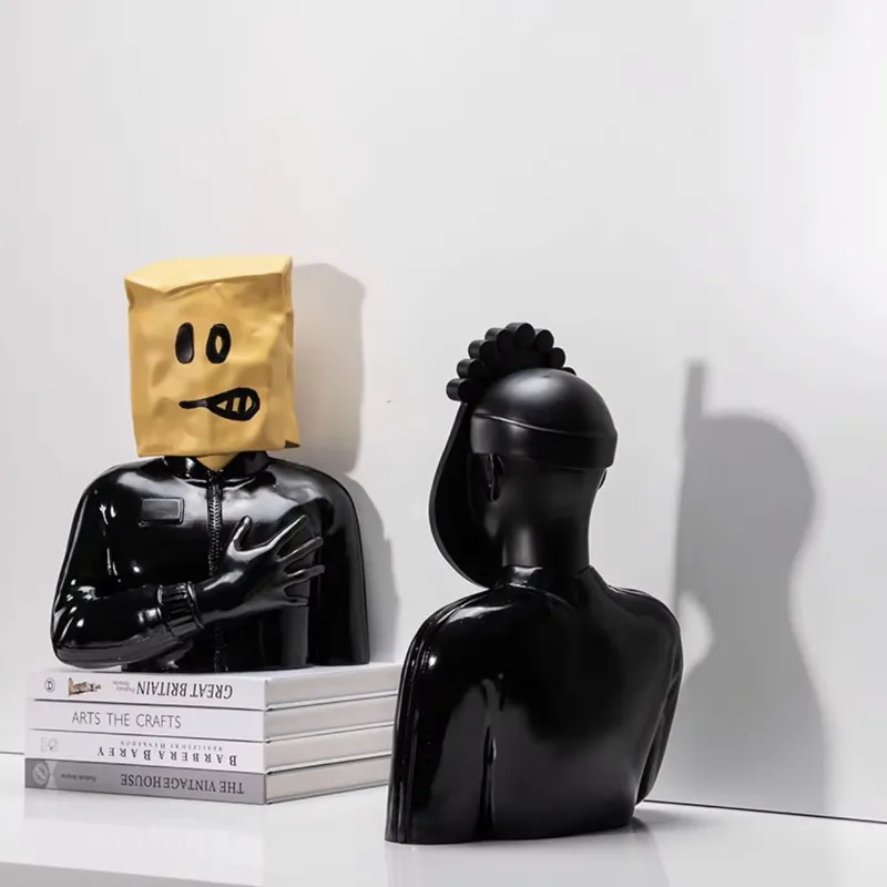 ประติมากรรมรูปใบหน้าแบบนามธรรม - Resin Artist บทวิจารณ์และราคา