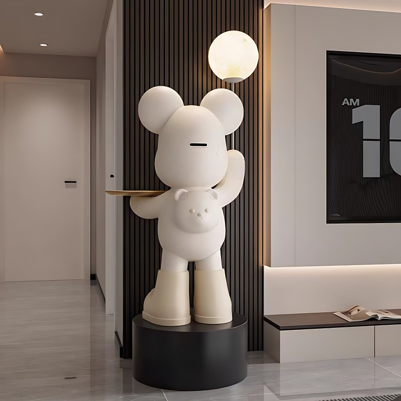 รูปปั้นหมีดุร้ายขนาดใหญ่ ของตก - Resin Art Furniture บทวิจารณ์และราคา