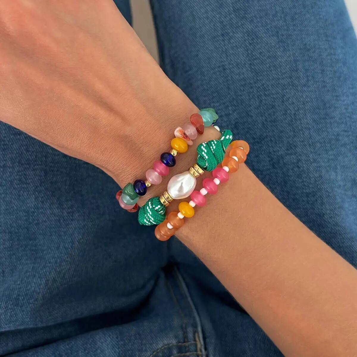 คุนโจ 3 ชิ้น/เซ็ตสร้อยข้อมือลู - Resin Art Watch บทวิจารณ์และราคา