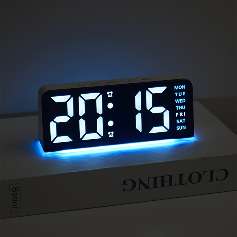 นาฬิกาปลุกดิจิตอล LED นาฬิกาตั - Resin Art Watch บทวิจารณ์และราคา