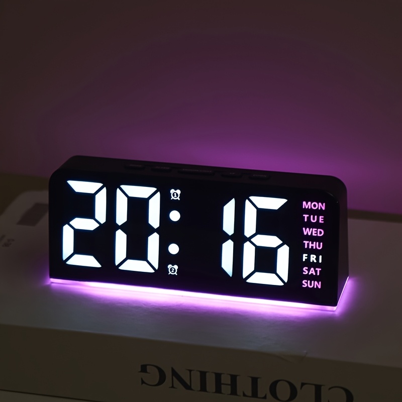 นาฬิกาปลุกดิจิตอล LED นาฬิกาตั - Resin Art Watch บทวิจารณ์และราคา