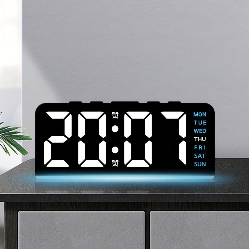 นาฬิกาปลุกดิจิตอล LED นาฬิกาตั - Resin Art Watch บทวิจารณ์และราคา