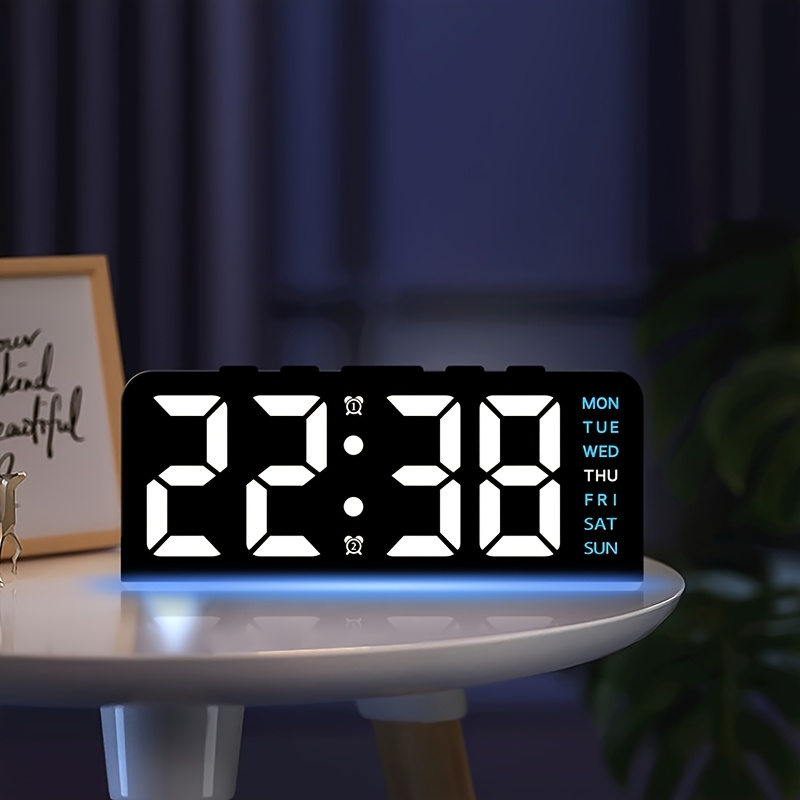 นาฬิกาปลุกดิจิตอล LED นาฬิกาตั - Resin Art Watch บทวิจารณ์และราคา