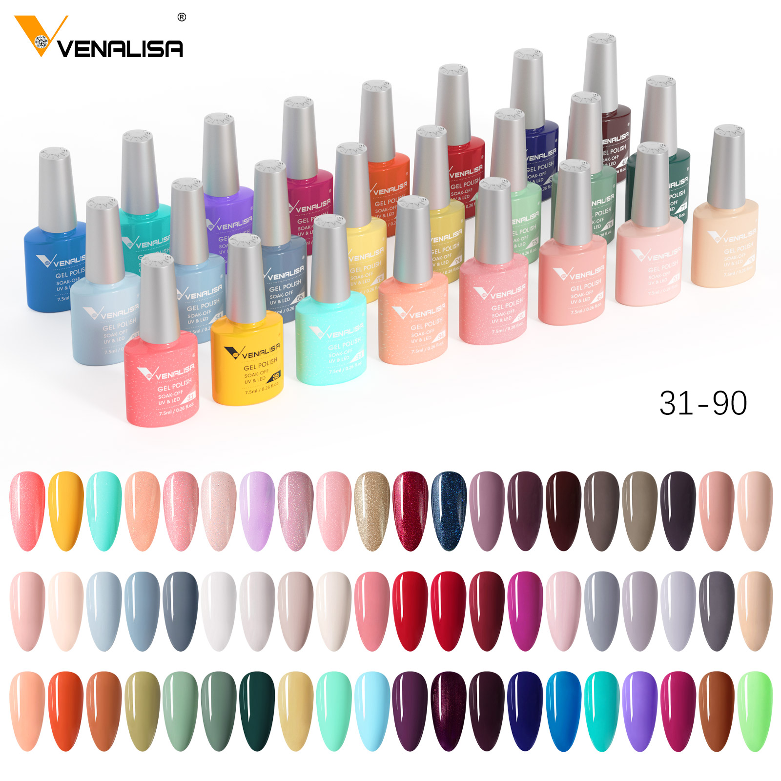 ยาทาเล็บเจล VENALISA ขนาด 7.5  - Resin Art Training บทวิจารณ์และราคา