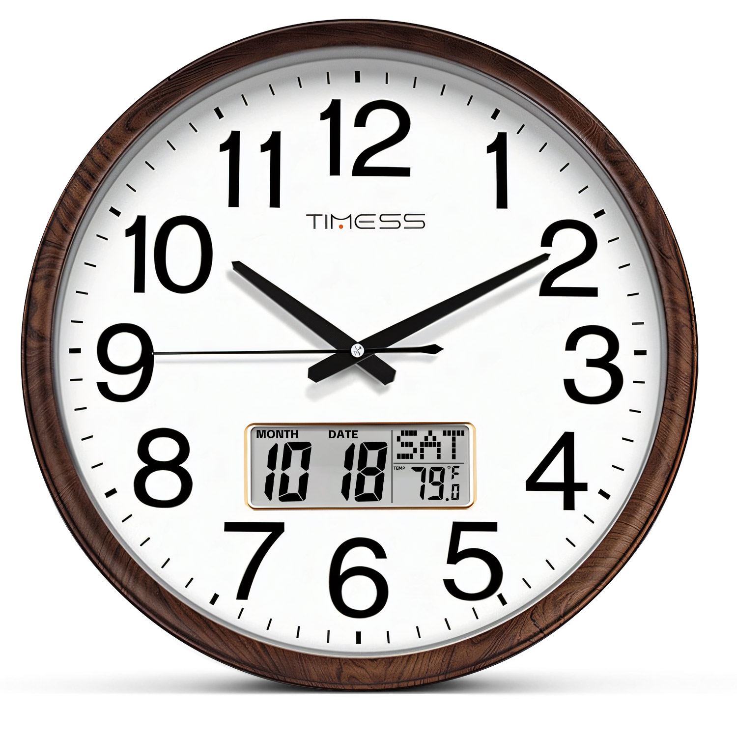นาฬิกาแขวนผนังลายไม้ TIMESS ขน - Resin Art Watch บทวิจารณ์และราคา