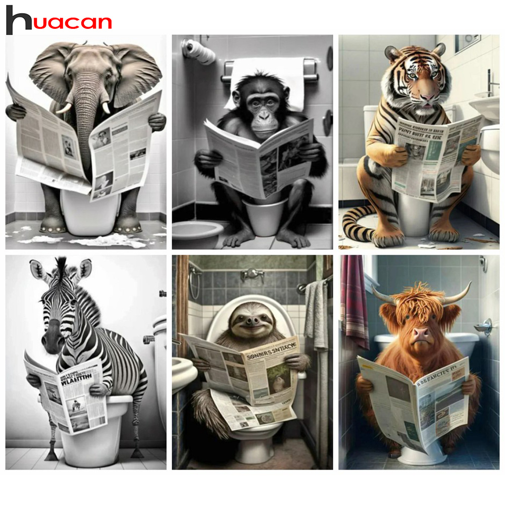 Huacan 5D ภาพวาดติดเพชรแบบทำมื - Resin Art Wallpaper บทวิจารณ์และราคา