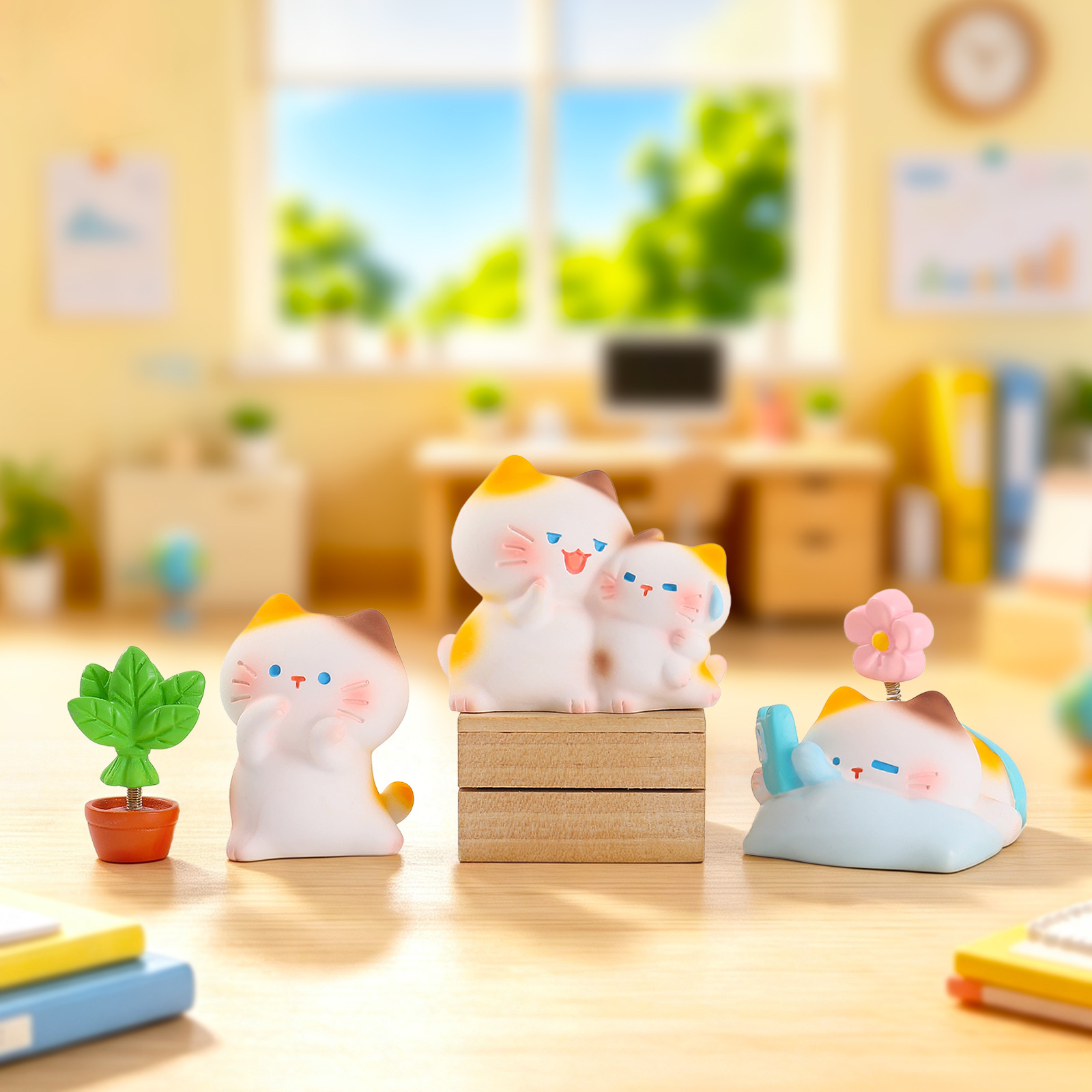 โมเดลแมวเรซิ่นในกล่องสุ่ม ตุ๊ก - Resin Art Furniture บทวิจารณ์และราคา