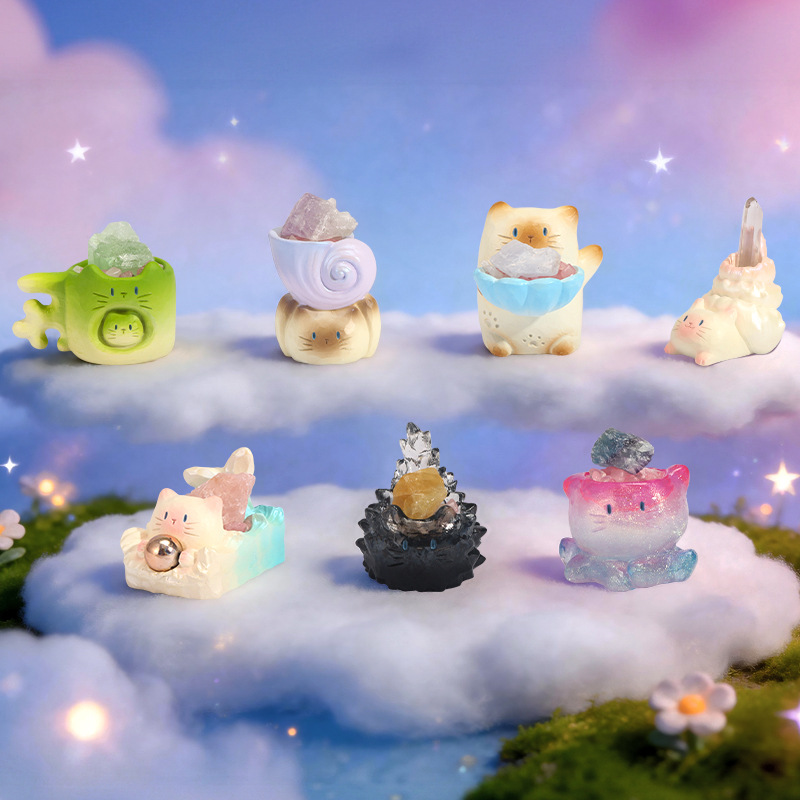 กล่องสุ่มคริสตัลซีรีส์ Cat Pai - Resin Artist บทวิจารณ์และราคา