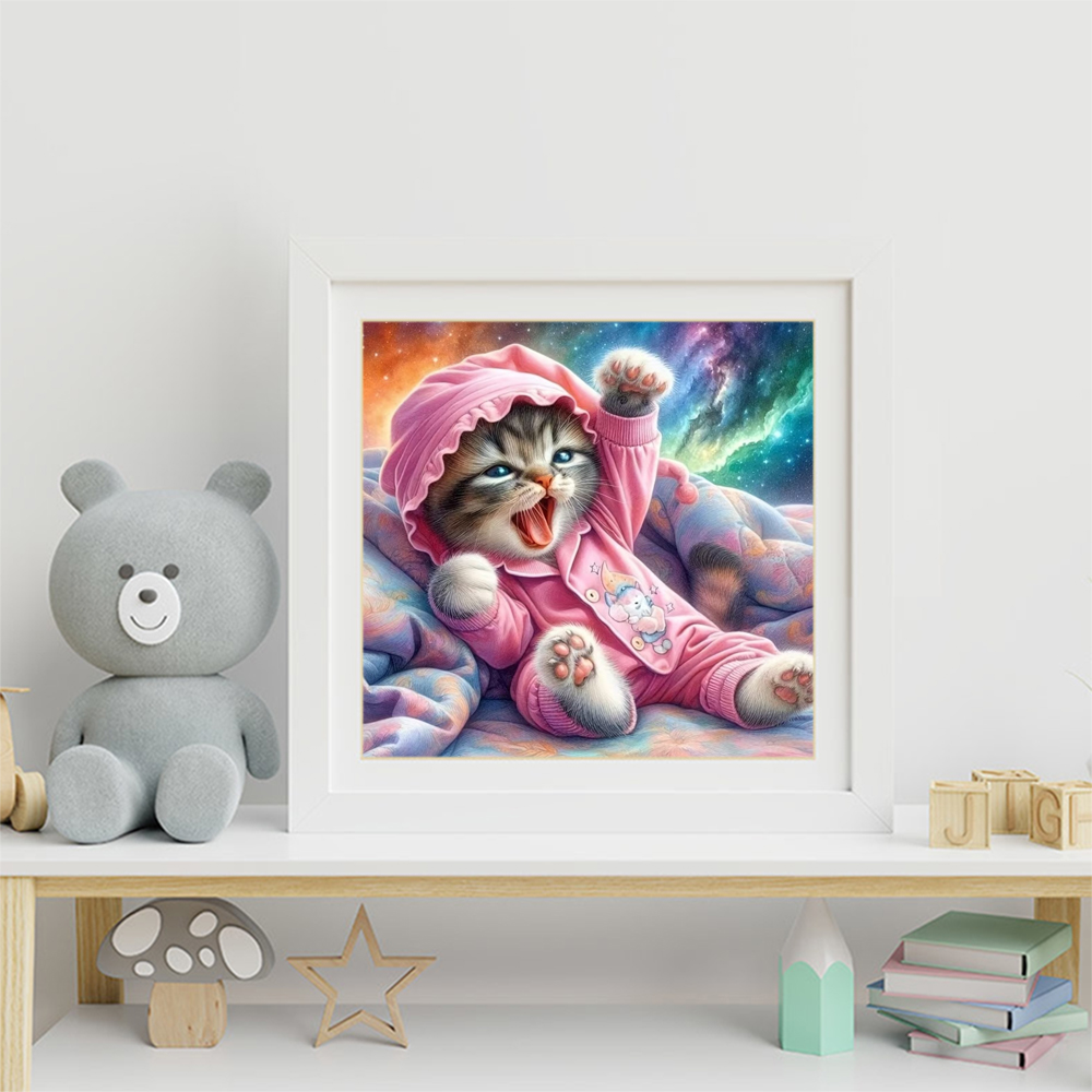 ภาพวาดเพชร EverShine ลายแมว งา - Resin Art Wallpaper บทวิจารณ์และราคา