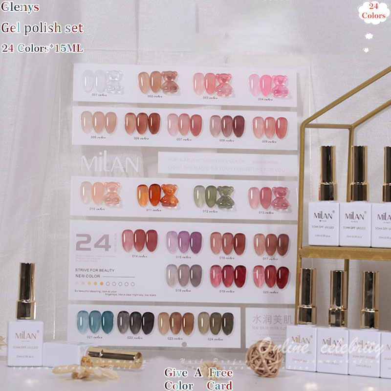 กาวทาเล็บ Glenys 24 สี ชุดการ์ - Resin Art Learning บทวิจารณ์และราคา