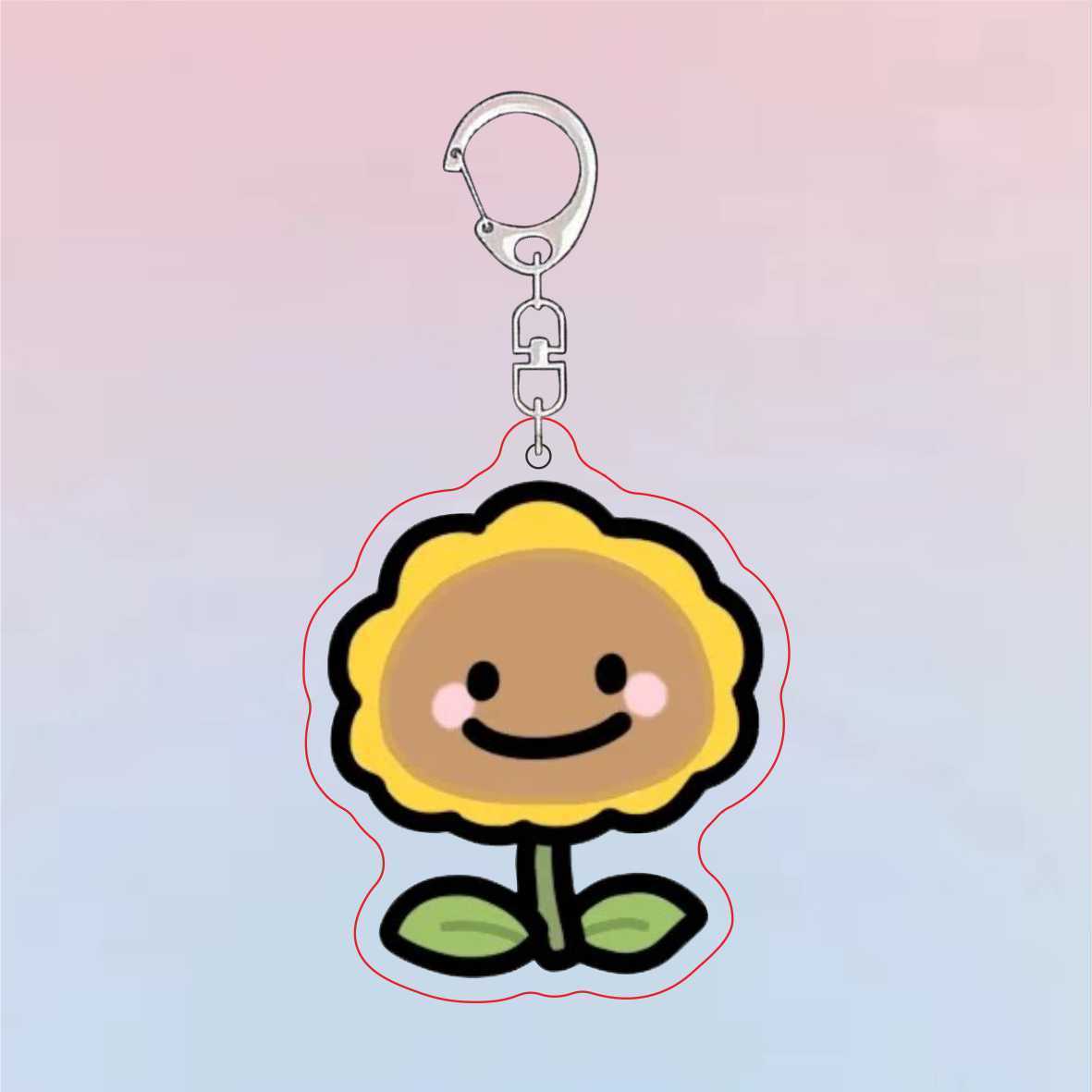 พวงกุญแจอะคริลิกน่ารักลายพืชปะ - Resin Art Keychain บทวิจารณ์และราคา
