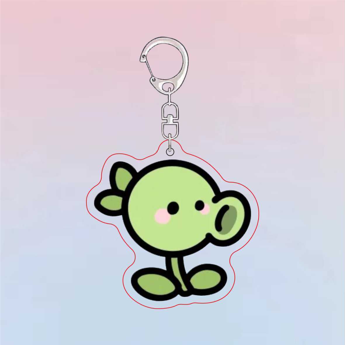 พวงกุญแจอะคริลิกน่ารักลายพืชปะ - Resin Art Keychain บทวิจารณ์และราคา