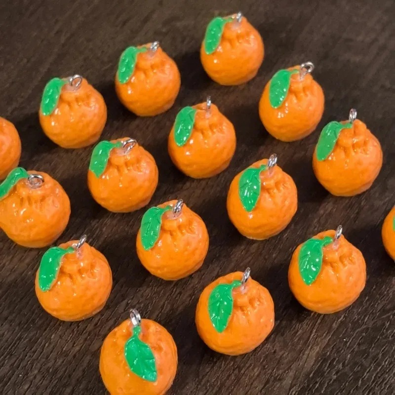 ชาร์มเรซิ่นรูปส้มแมนดาริน 3 มิ - Resin Art Keychain บทวิจารณ์และราคา