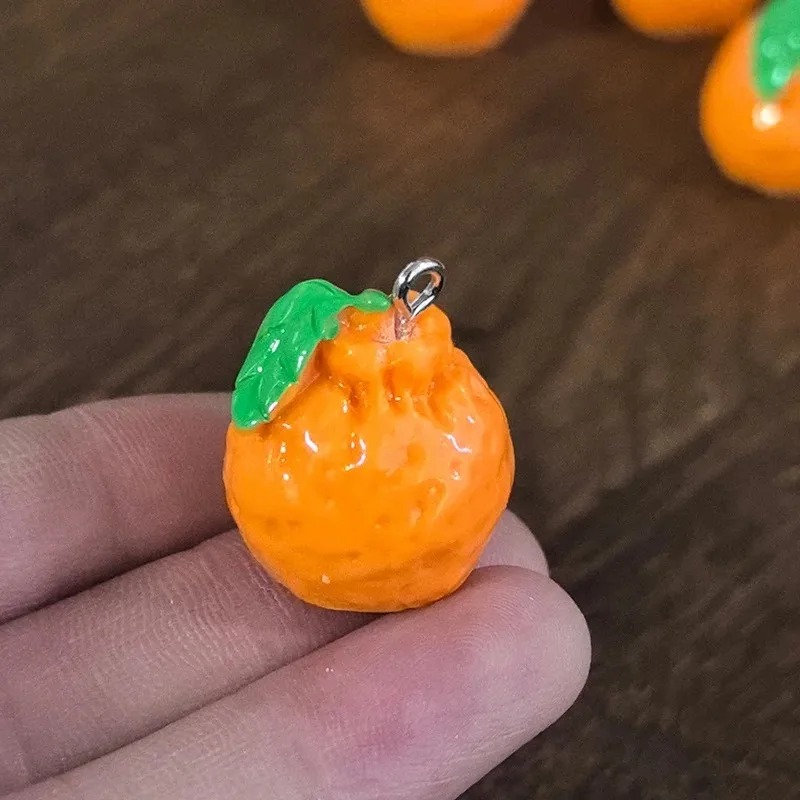 ชาร์มเรซิ่นรูปส้มแมนดาริน 3 มิ - Resin Art Keychain บทวิจารณ์และราคา