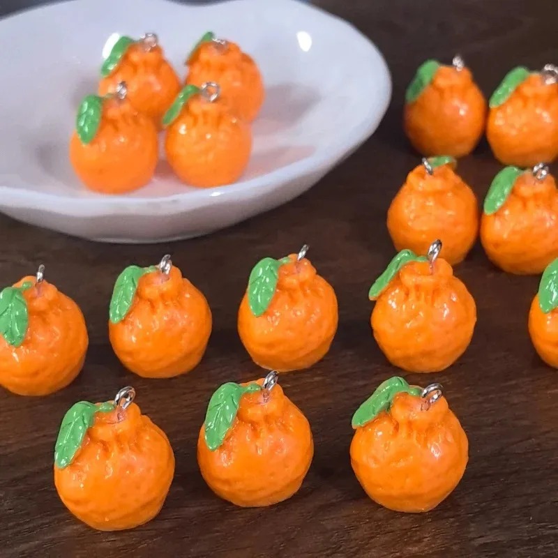 ชาร์มเรซิ่นรูปส้มแมนดาริน 3 มิ - Resin Art Keychain บทวิจารณ์และราคา