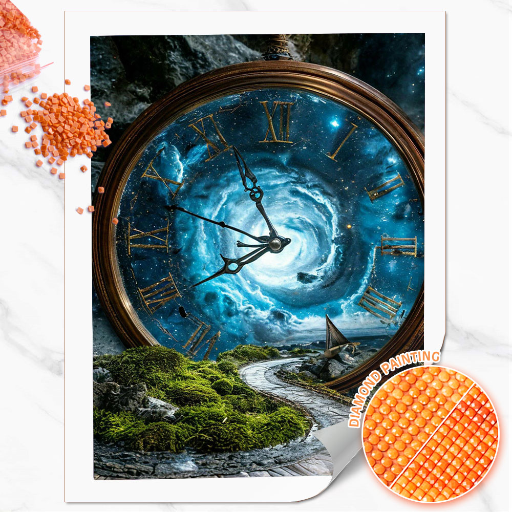 ภาพวาดเพชรแบบเต็มพื้นที่ทรงกลม - Resin Art Watch บทวิจารณ์และราคา