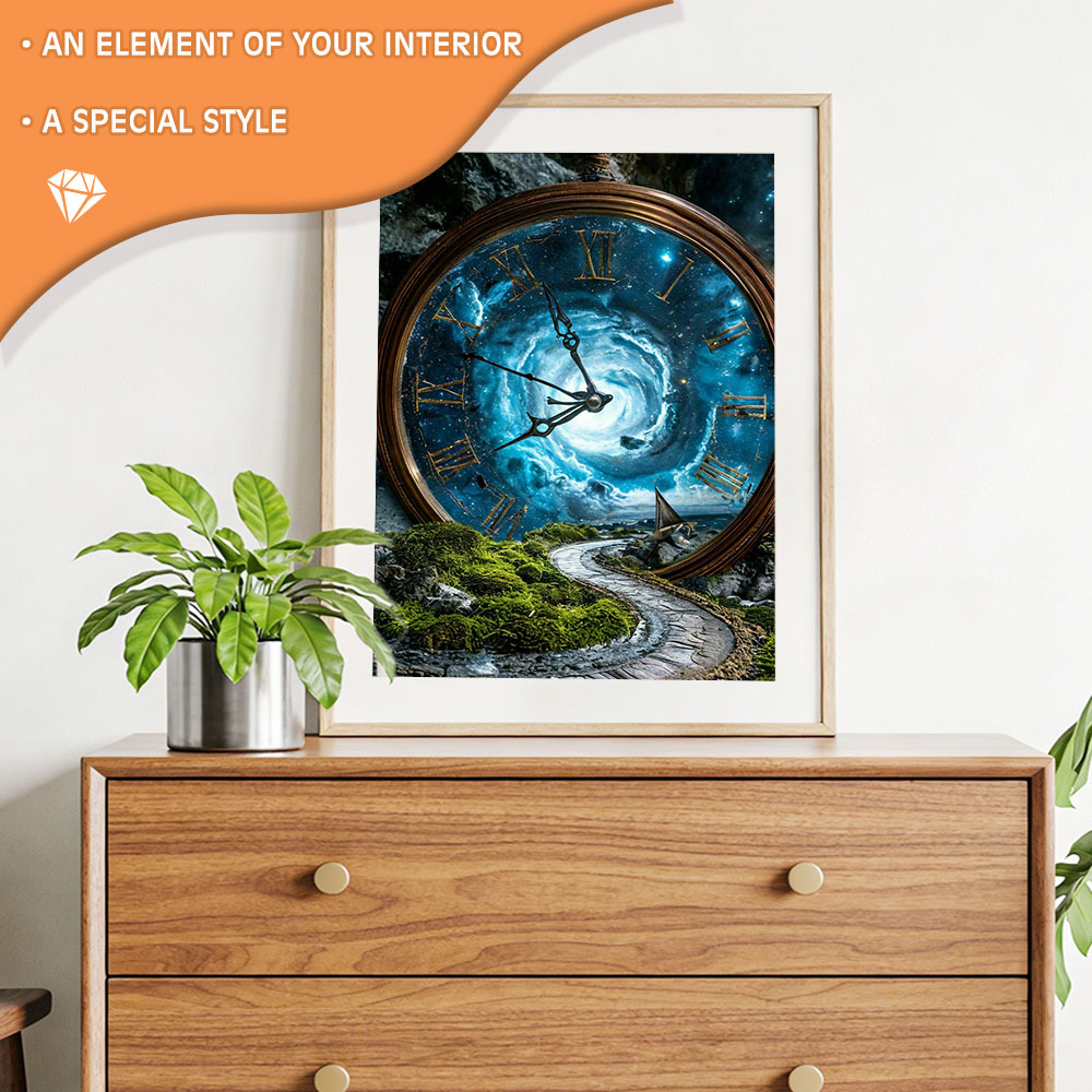 ภาพวาดเพชรแบบเต็มพื้นที่ทรงกลม - Resin Art Watch บทวิจารณ์และราคา