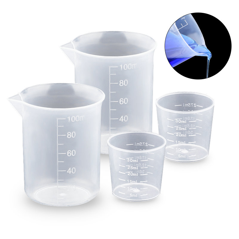 ถ้วยตวงพลาสติกขนาด 100 มล. และ - Resin Mixing Cup บทวิจารณ์และราคา