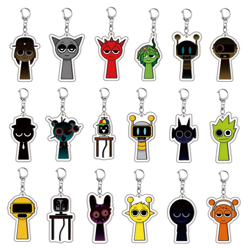 พวงกุญแจ Incredibox Sprunky Be - Resin Art Keychain บทวิจารณ์และราคา