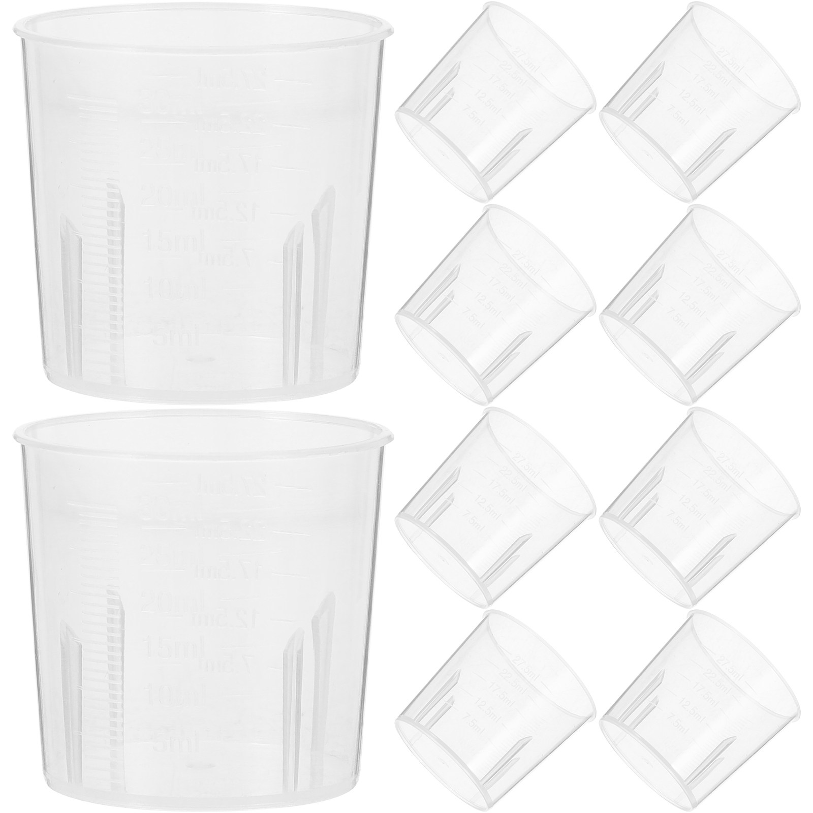 ถ้วยตวงใส PP แบบใช้ซ้ำได้ 100  - Resin Mixing Cup บทวิจารณ์และราคา