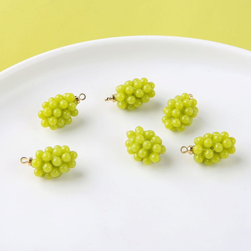 จี้เรซินรูปองุ่นน่ารัก 6 ชิ้น  - Resin Art Keychain บทวิจารณ์และราคา