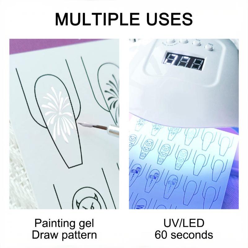 กระดาษฝึกวาดลายเล็บ 10 ชิ้น สำ - Resin Art Learning บทวิจารณ์และราคา