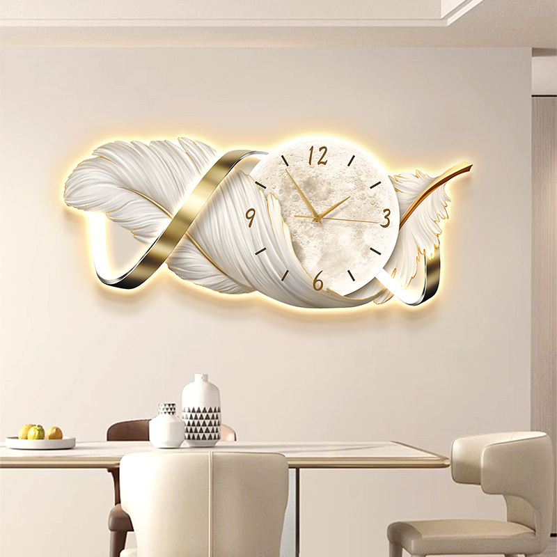 ขนาดใหญ่โลหะ Wall Art นาฬิกาผน - Resin Art Watch บทวิจารณ์และราคา