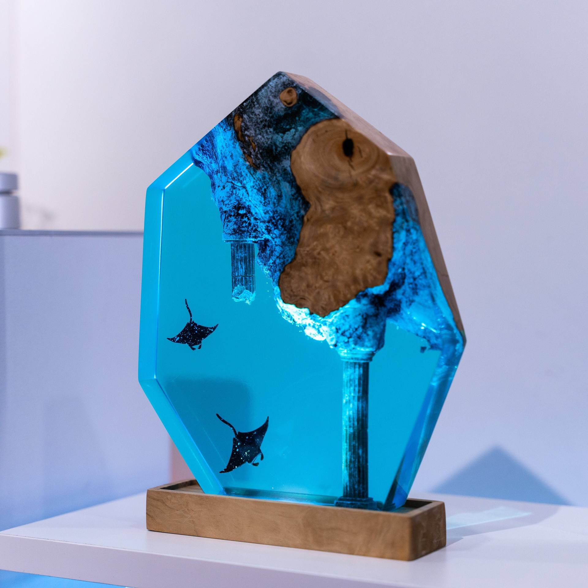 โคมไฟเรซิ่นแบบกำหนดเอง รูปแบบซ - Resin Artist บทวิจารณ์และราคา