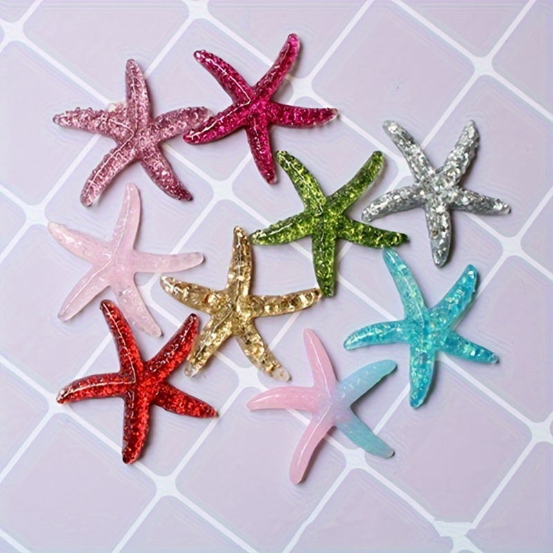 10 ชิ้น 1.57 นิ้วรูปปลาดาวเรซิ - Resin Art Furniture บทวิจารณ์และราคา