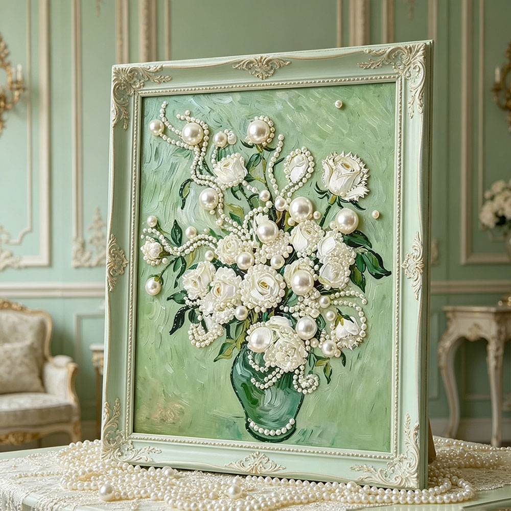 ชุดภาพวาดไข่มุก DIY Huacan สำห - Resin Art Wallpaper บทวิจารณ์และราคา