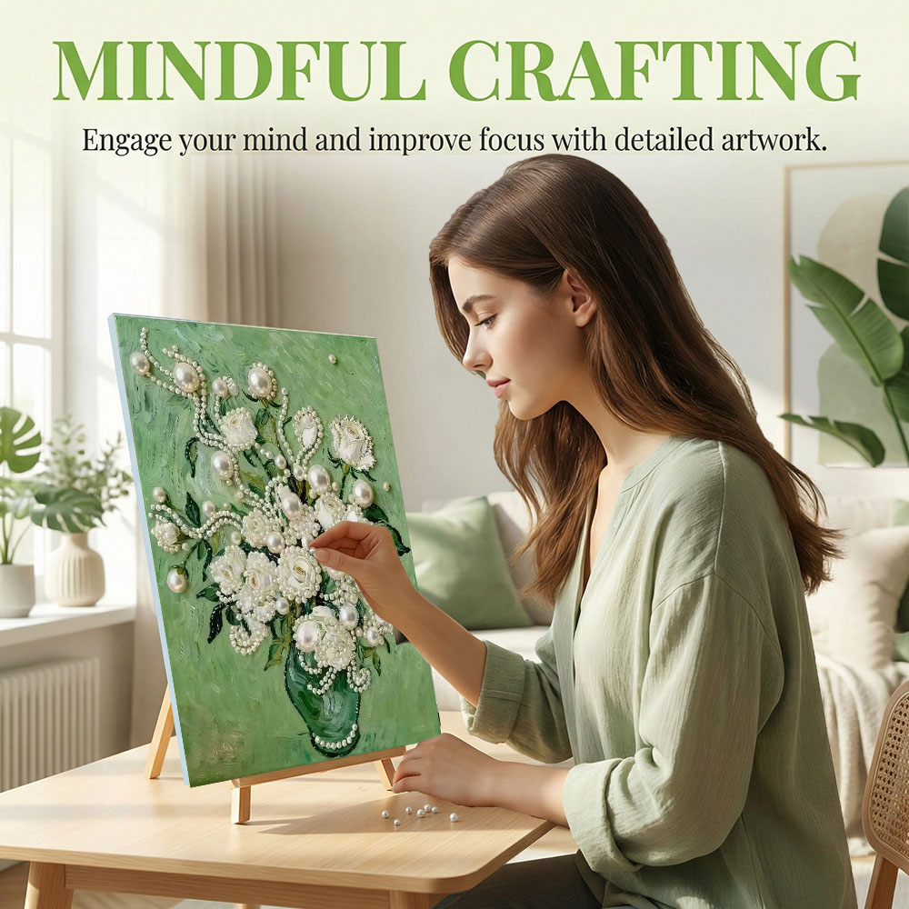 ชุดภาพวาดไข่มุก DIY Huacan สำห - Resin Art Wallpaper บทวิจารณ์และราคา